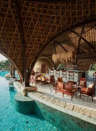 Ten Tuskers Bar at Wild Coast Tented Lodge