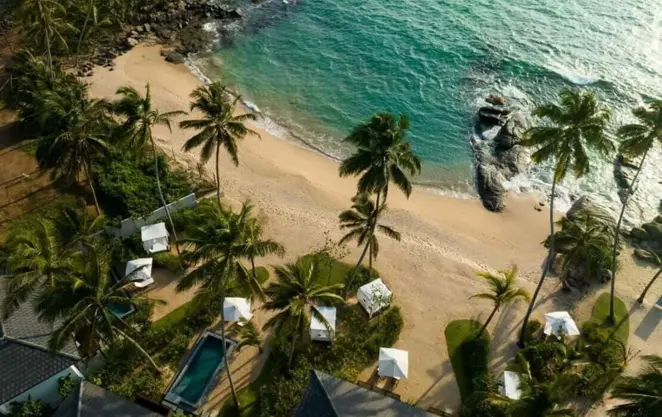 Ahu Bay At Birds Eye View