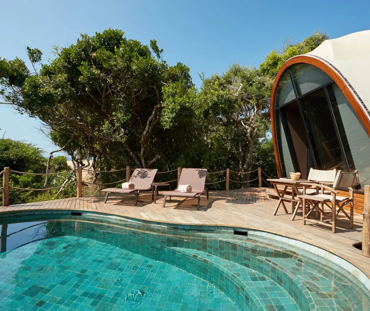 Wild Coast Tented Lodge pool