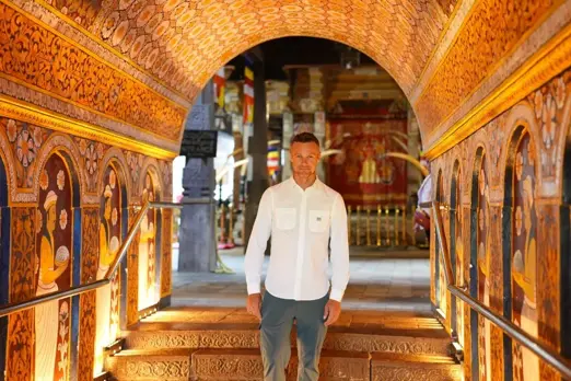Inside Temple of the Tooth Relic