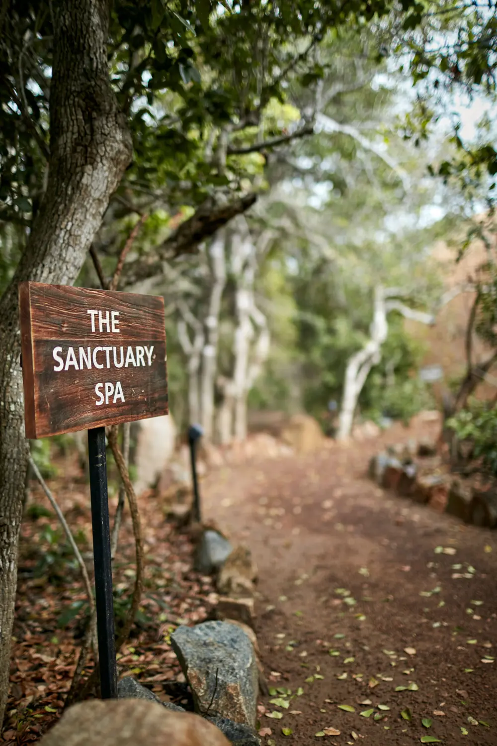 Sign to the Spa