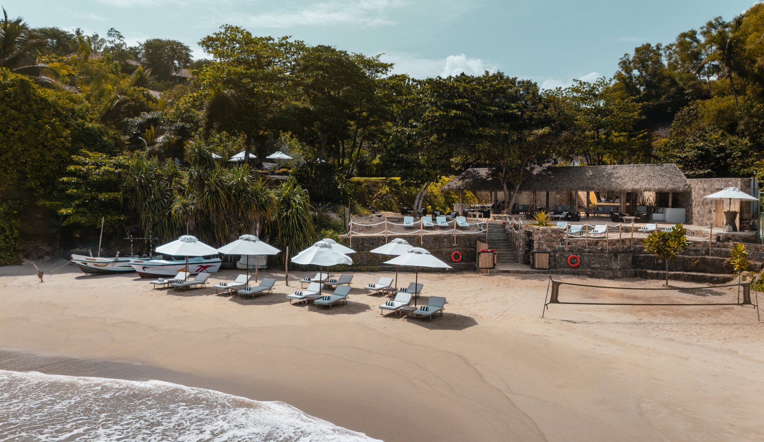 The Cove beach club at Cape Weligama
