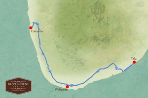 sri lanka map