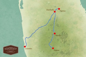 sri lanka map