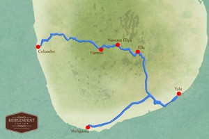 sri lanka map