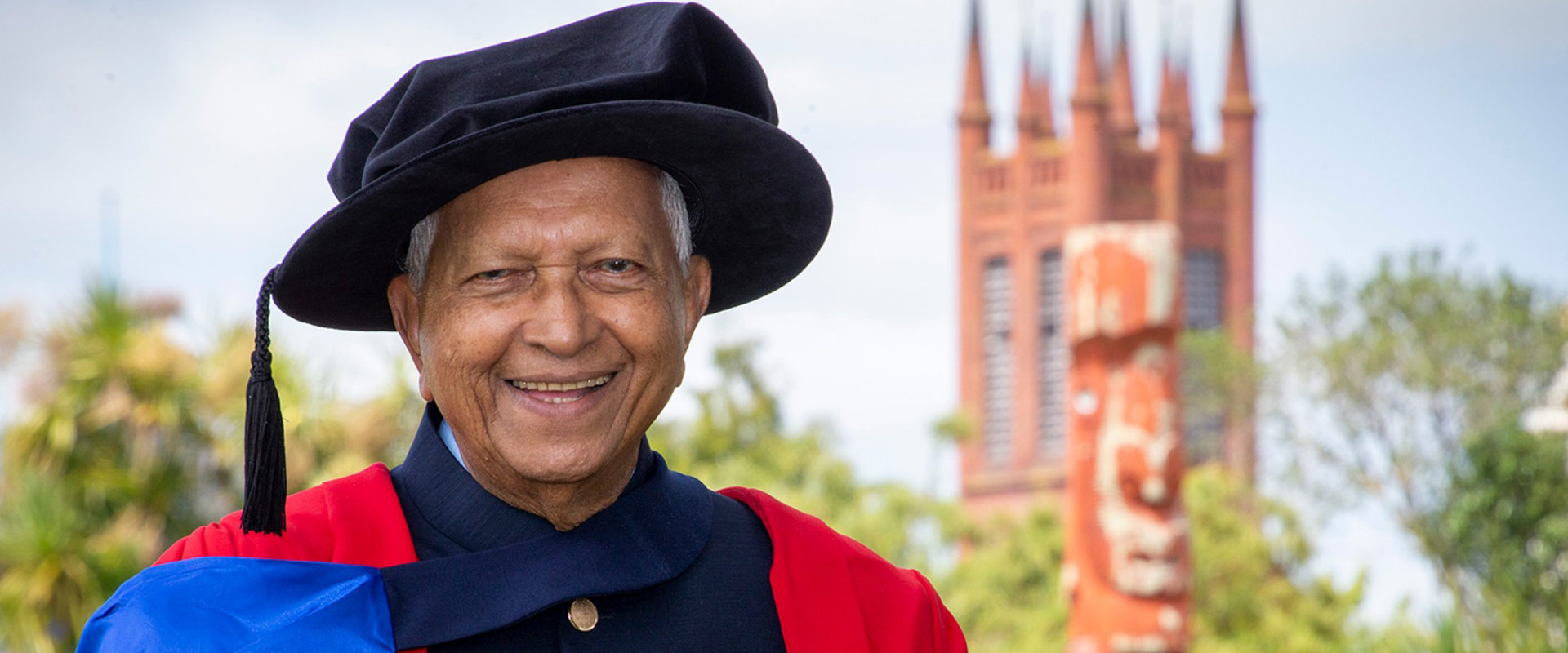 Dilmah Tea Founder Merrill J. Fernando has been capped as a Doctor of Science by Massey